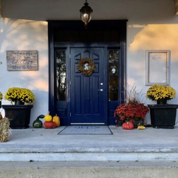fall front door